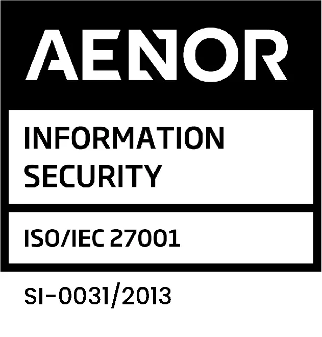 Badge certificazione ISO/IEC 27001