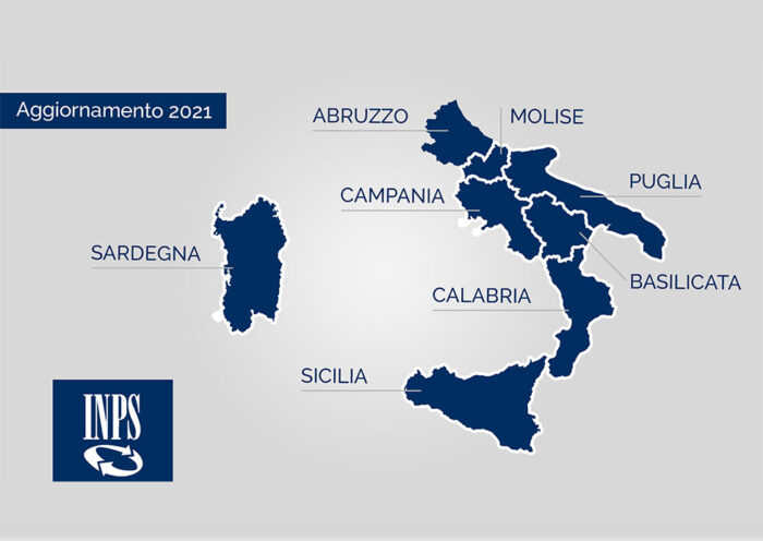 Decontribuzione Sud aggiornamento al 2021