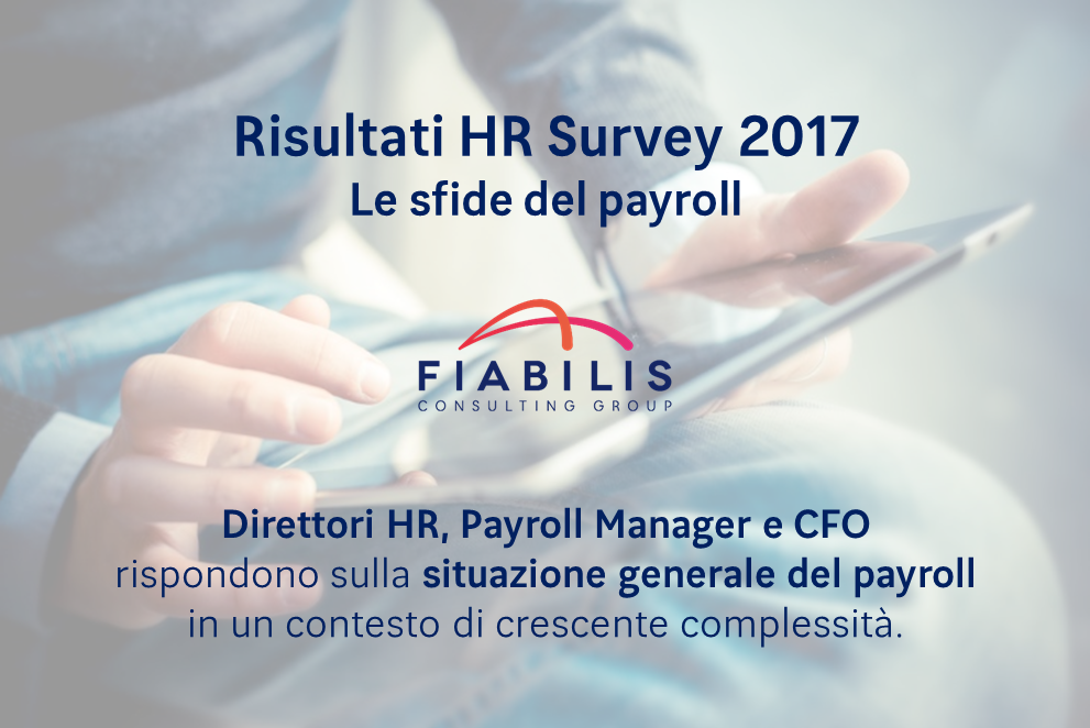 HR Survey 2017. Le Sfide del Payroll